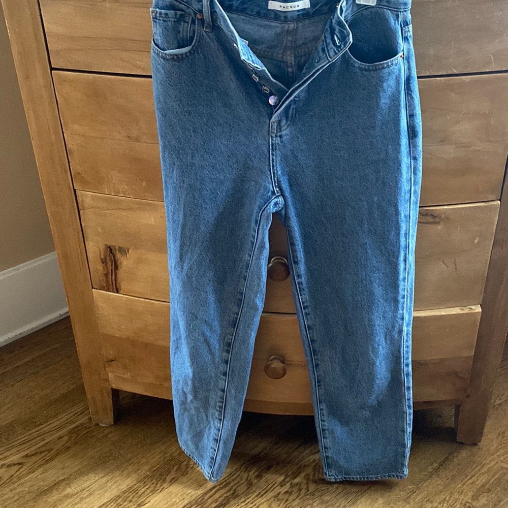 Pacsun high rise straight fit jeans, like new condition